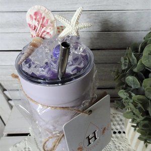 Handmade Coastal Ice Topper w/Heritage 24oz Tumbler